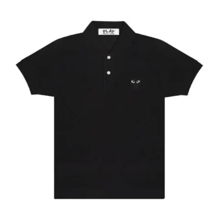 Black Play Polo Emblem Shirt