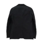 Crushed Jacket with Wide Lapel-Back