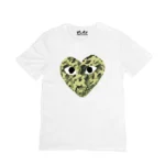 Heart Camo Comme Des Garcons Shirt