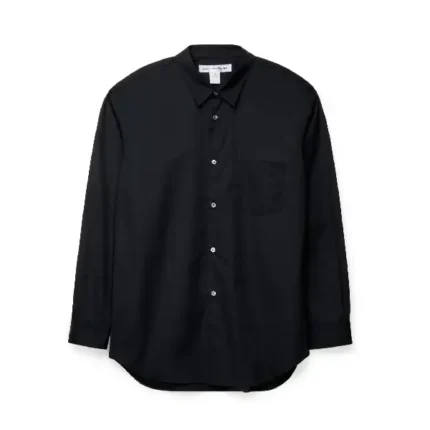 Black Wool CDG Forever Shirt