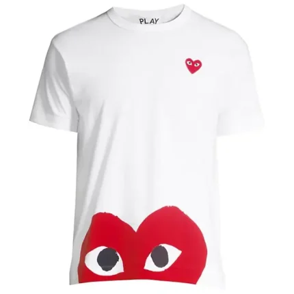 Bottom Heart T Shirt Comme Des Garcons