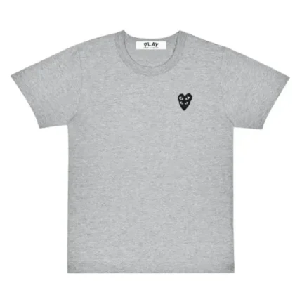 CDG Grey Shirt black Family Heart