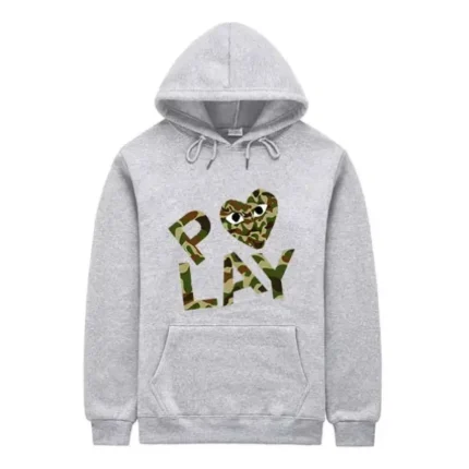 CDG Play Camo Hoodie