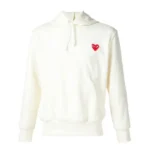 CDG Play Heart Applique Hoodie