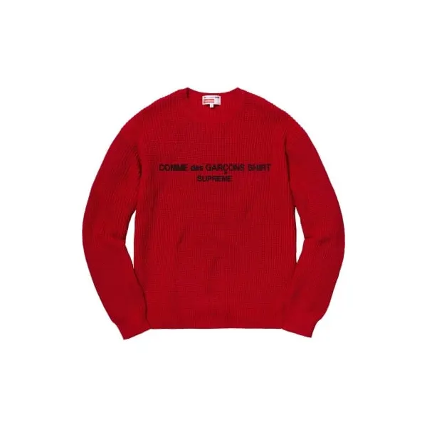 Comme des garcons supreme tan sweater best sale