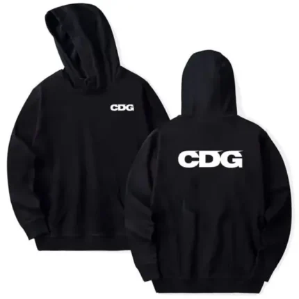 CDG Text Front Back Printed Hoodie