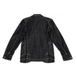 Comme Des Garçons Black Jean Jacket-Back