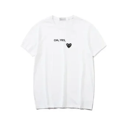 Oh Yes Comme Des Garcons White tee