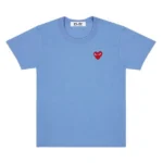 Play Basic Coloured T Shirt Red Emblem Blue