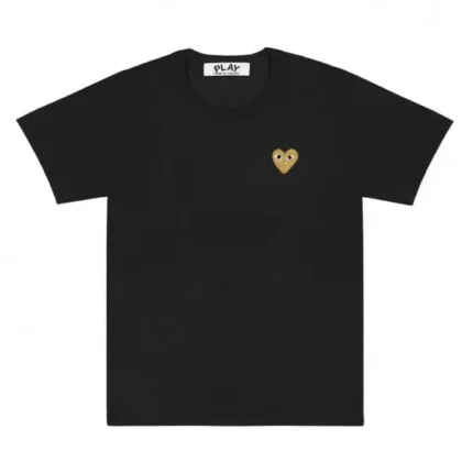 Play Basic T Shirt Gold Emblem Black