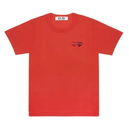 Play Basic T Shirt Two Emblems Red