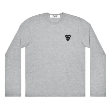 Play CDG Double Eye Black Heart Long sleeve