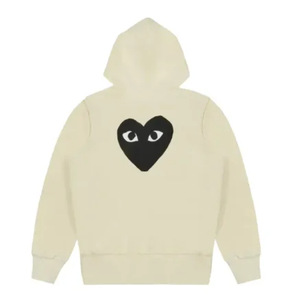 Play CDG Hoodie with Big Hearts