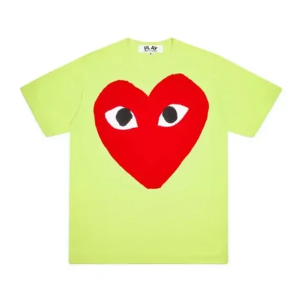 Play Red Heart Screenprint T Shirt Spring Series