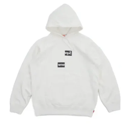 Supreme CDG Shirt Split Box Logo Hoodie