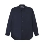 Wool Navy Blue CDG Forever Shirt