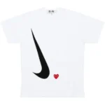 cdg play nike x play t shirt