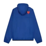 Blue CDG Half Zip Up Jacket