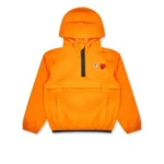 Orange CDG Full Zip Up Kids Jacket