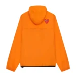 Orange CDG Half Zip Up Jacket