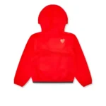 Red CDG Full Zip Up Kids Jacket