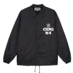 Jet Black CDG Stussy Jacket