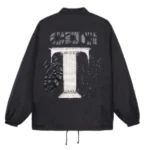 Jet Black CDG Stussy Jacket